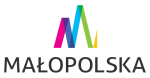 logo małopolska, kolorowa stylizowana litera M