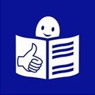 Niebieskie tło znak tekstu ETR